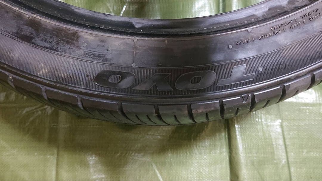 19インチ タイヤ 245/40R19 2本 トーヨー バリ山 送料込価 要相談