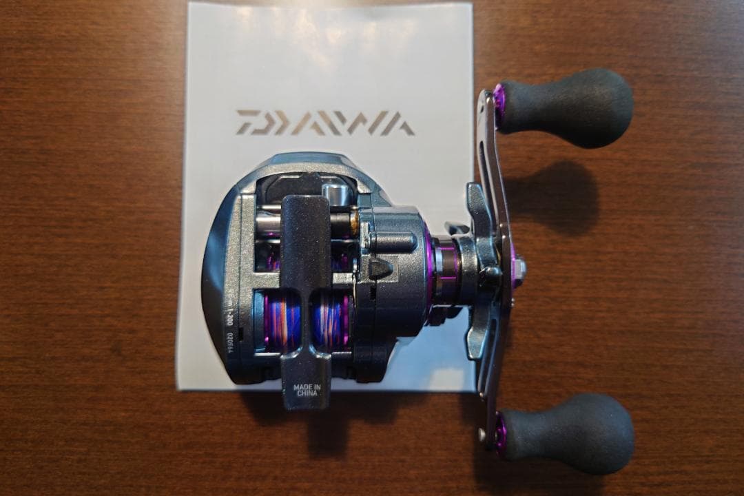 ◆DAIWA 紅牙◆LIGHT SW X IC◇ベイト カウンター付 左巻き