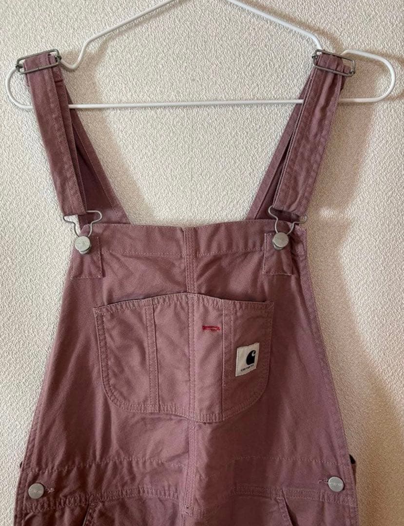 carhartt wip オーバーオール　ピンク　M