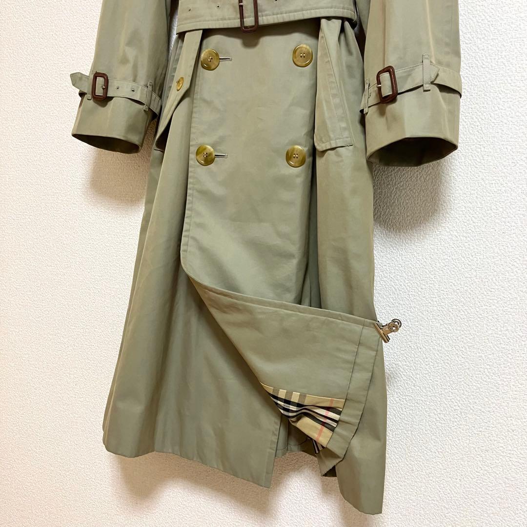 バーバリー　トレンチコート　ロング119 裏地ノバチェック　総柄　ベルト　大きめ