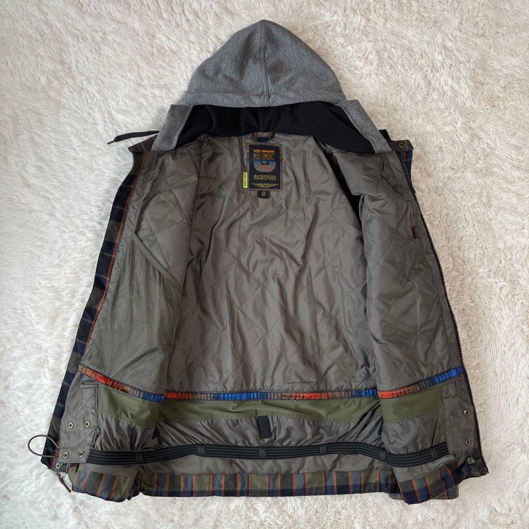バートン BURTON 極美品 スノーボードウェア ジャケット フード付き S
