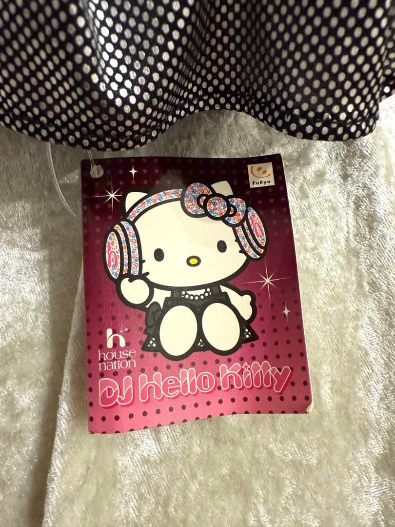 タグ付き　DJ ハローキティ　キラキラ　BIGぬいぐるみ　平成レトロ　2011