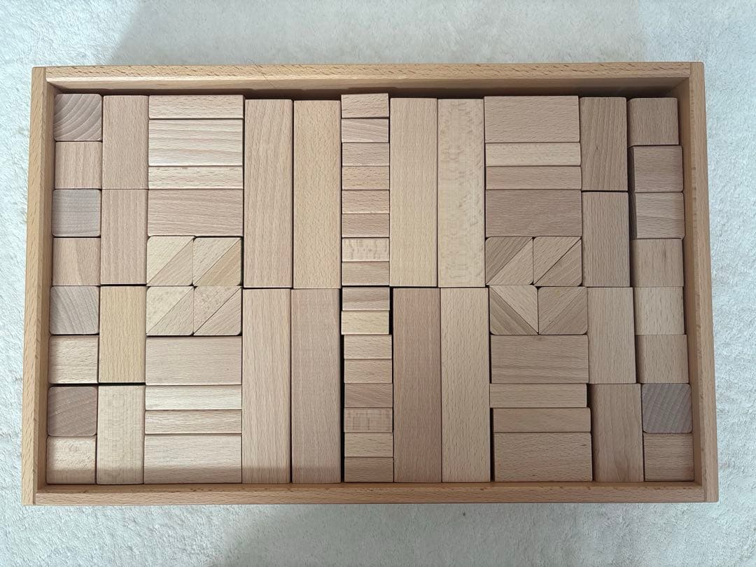 デュシマ社☆Dusyma☆フレーベル積み木　大　208ピース☆おまけ付き！