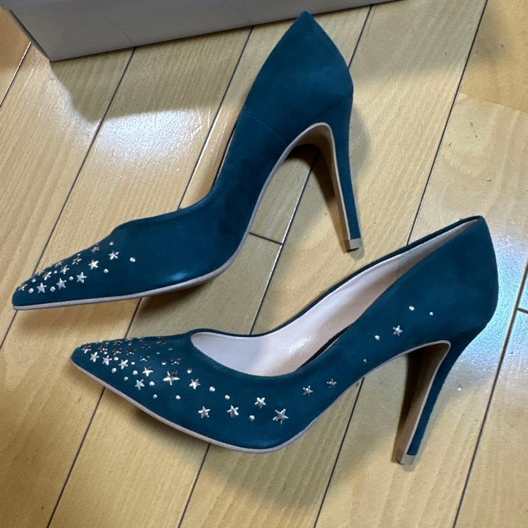 【超美品】【未使用品】ダイアナ スエード ハイヒール 23cm パンプス