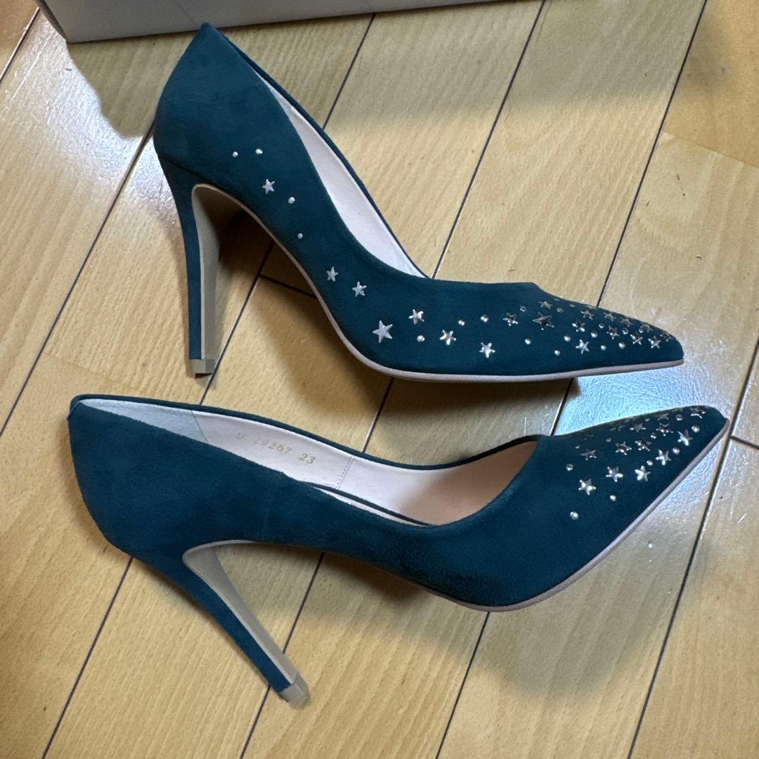 【超美品】【未使用品】ダイアナ スエード ハイヒール 23cm パンプス