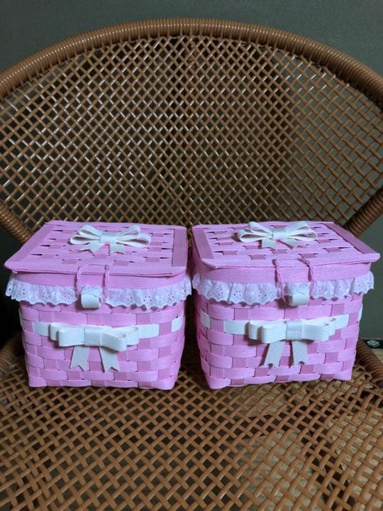 春乃様　オーダーナプキン入れ完成品