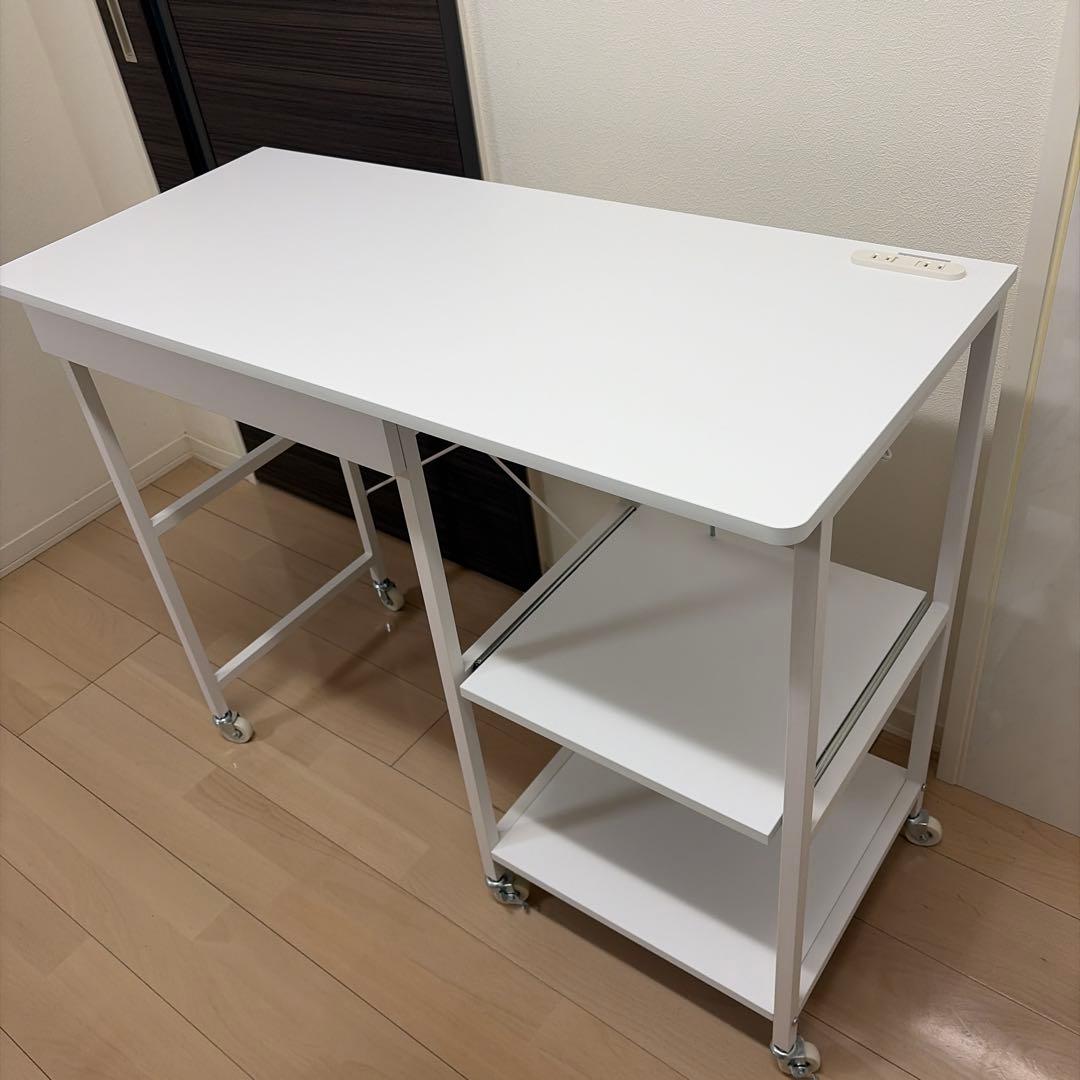 YAMAZEN 山善 キャスター付き収納ラック レンジラック レンジ台 ボード