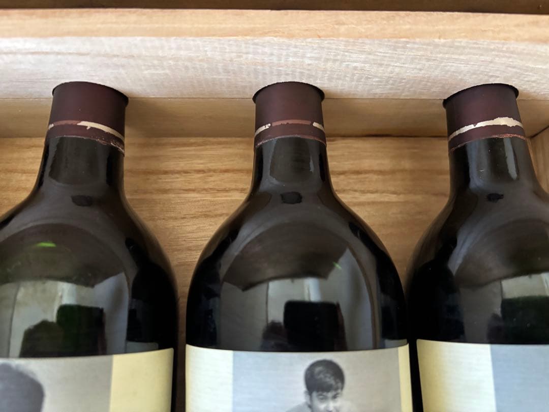 石原裕次郎メモリアルワイン6本セット 豪華木箱入り　1997年Guenoc