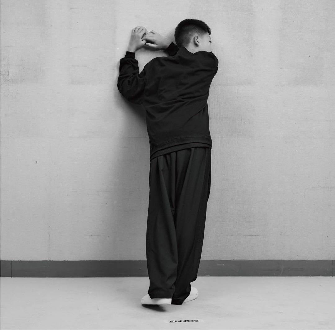 Ennoy LONG SLEEVE HEM RIB TEE 長袖Tシャツ