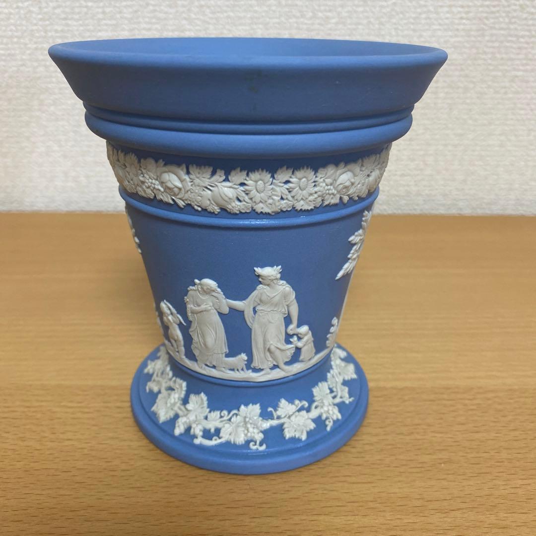 ウェッジウッド　ジャスパー　フラワーベース　花瓶　花器フラワーアレンジホルダー