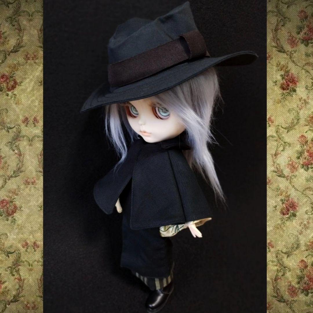 確認用　アイシードール　ブライス　とんびコート　中折れ帽　着物　男の子　レトロ