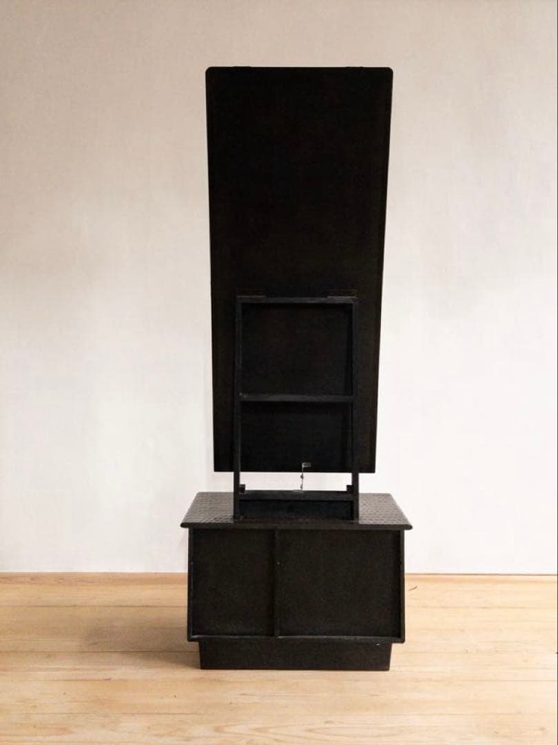 鏡台　ミラー　無垢材　彫刻　古道具　古家具　和家具　ビンテージ　アンティーク