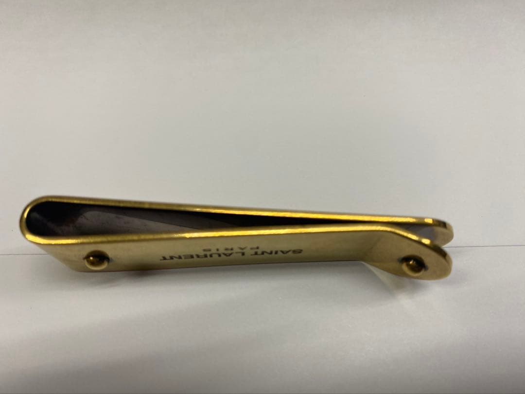SAINT LAURENT サンローラン メタル ゴールド マネークリップ