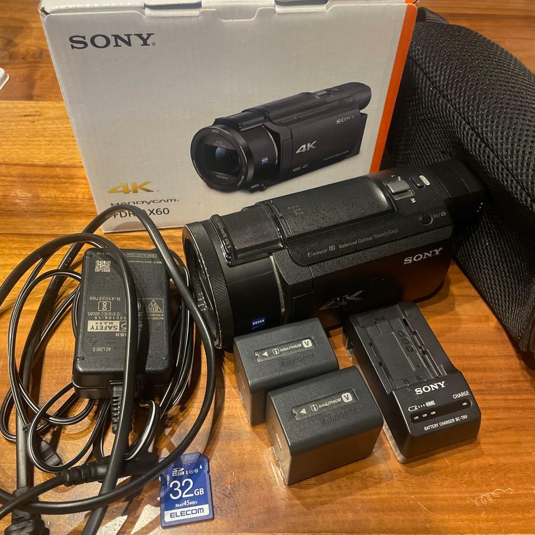 SONY FDR-AX60 4Kビデオカメラ