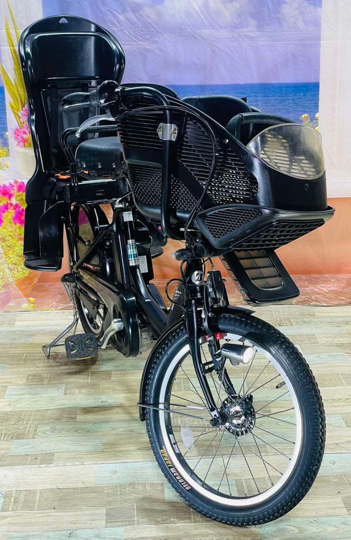 超特価！アンジェリーノ12AH⭐️ブリヂストン子供乗せ電動アシスト自転車Y3284