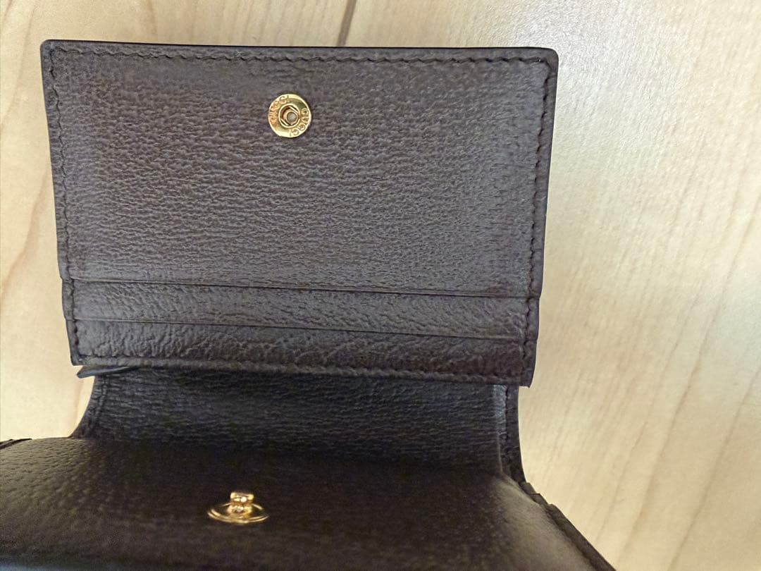 【美品】Gucci GGパターン 二つ折り財布