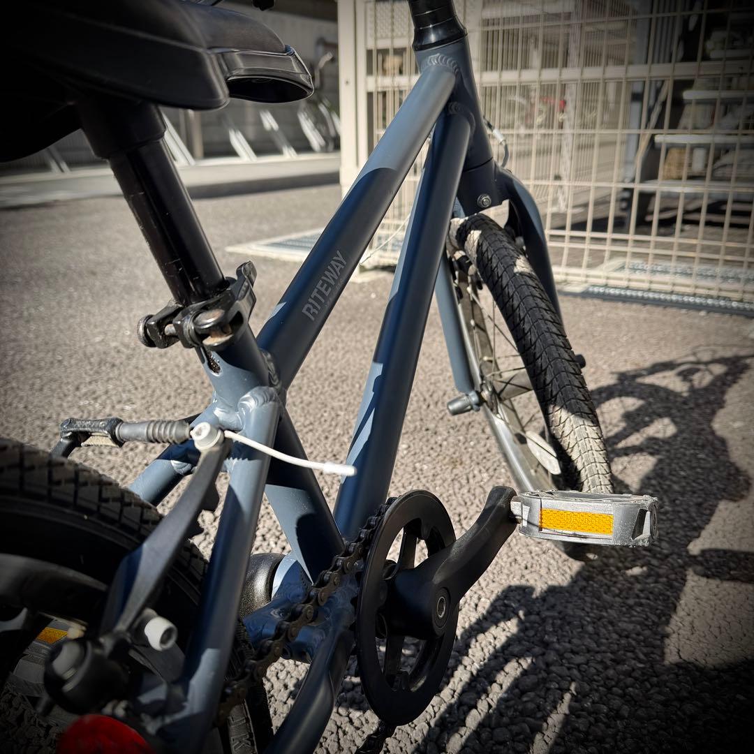 [美品・手渡し] RITEWAY ZIT16 マットブラックグレー