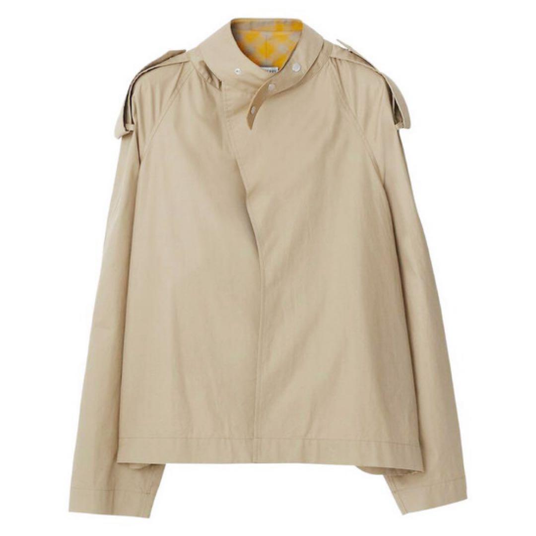 ジャケット・アウター Burberry puttee collar cotton jacket