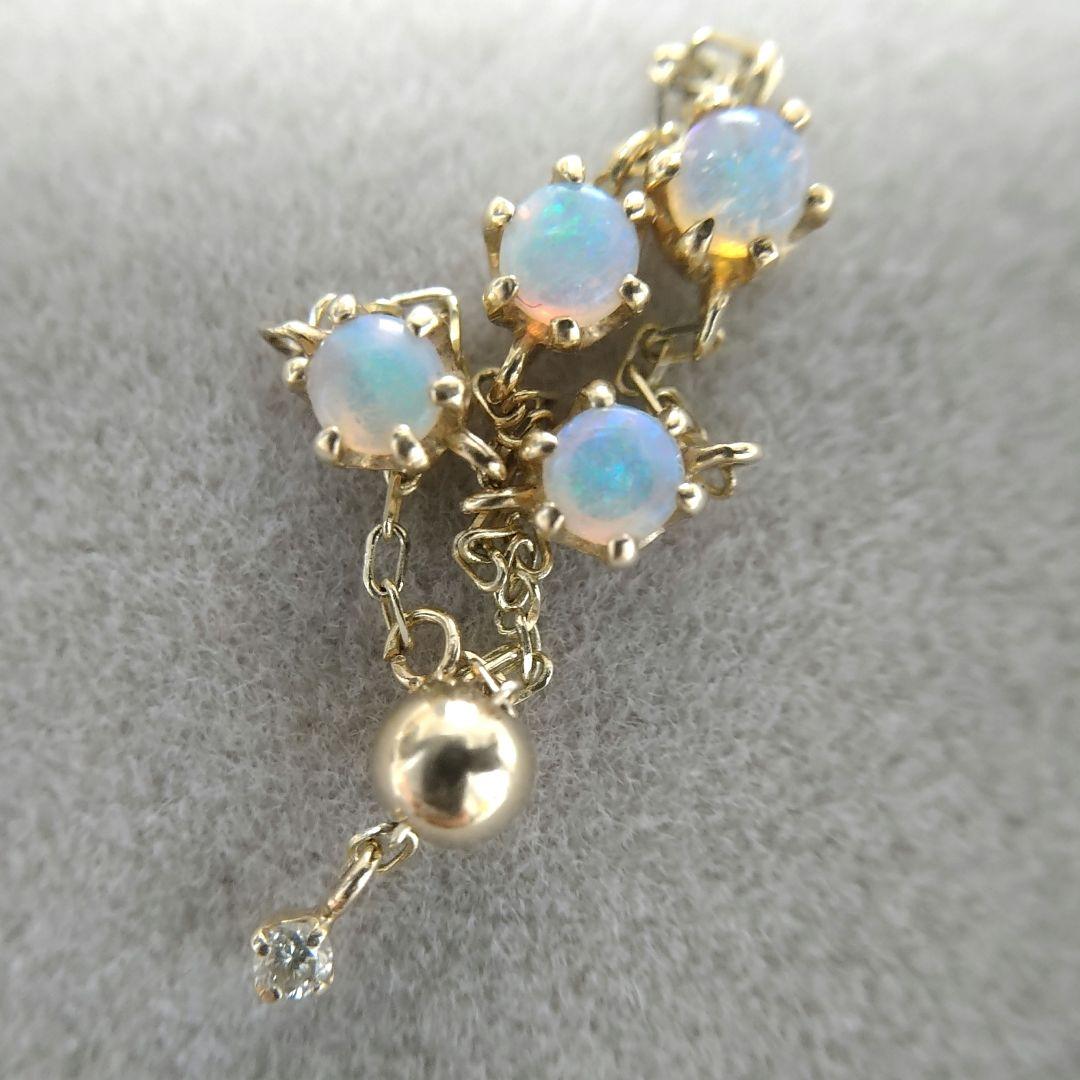 【美品】キュイキュイ オパール K10 YG リング 指輪 人気✨️ 現行品