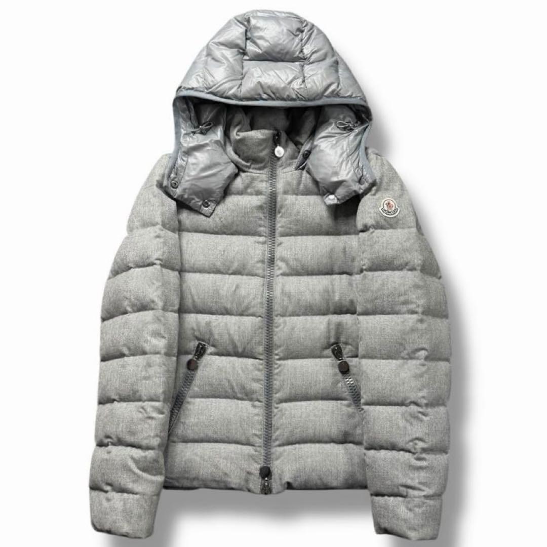良品 MONCLER ASTERE ロゴ ウール ダウン アウター モンクレール