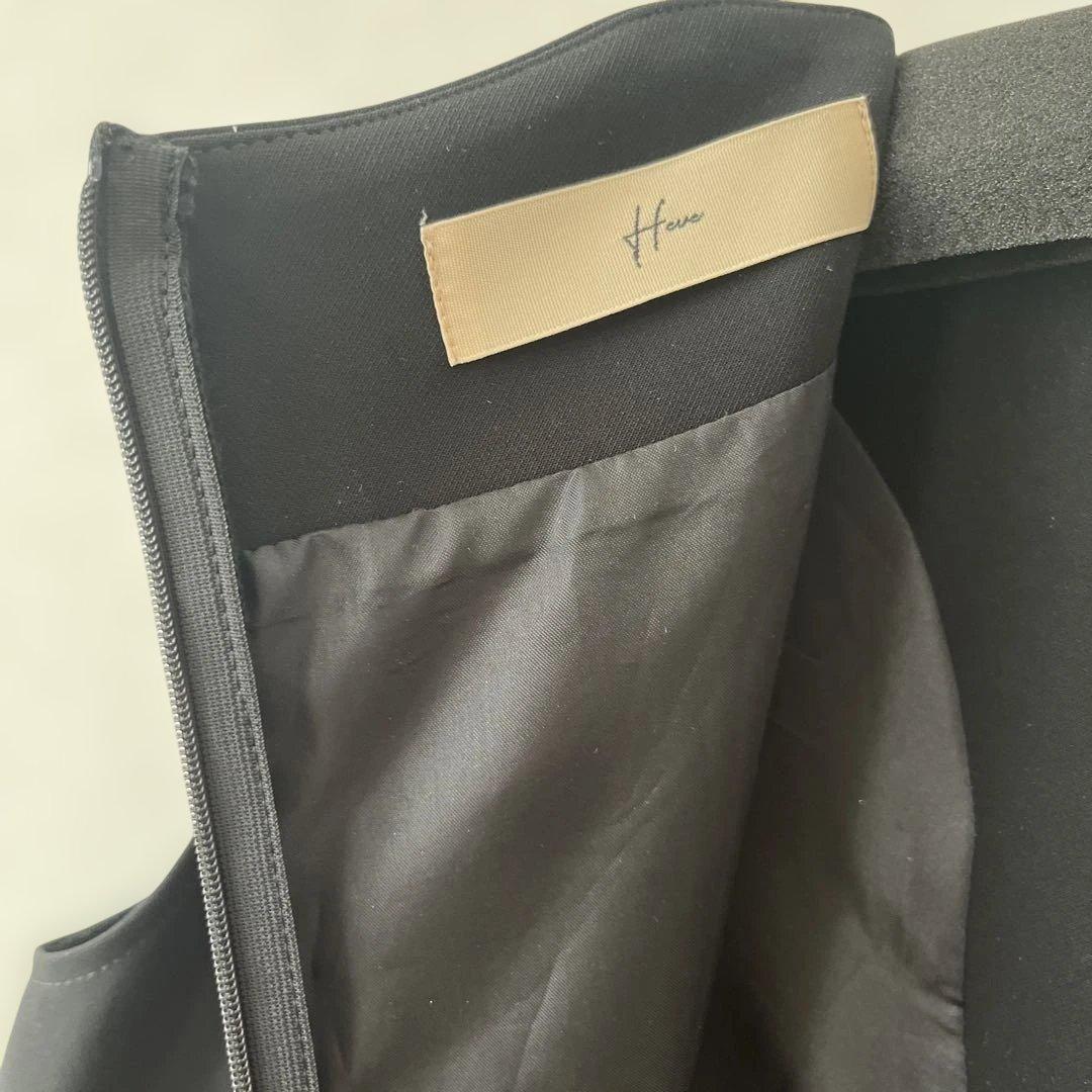 heve へイヴ　ハートネックオールインワン　ブラック　36