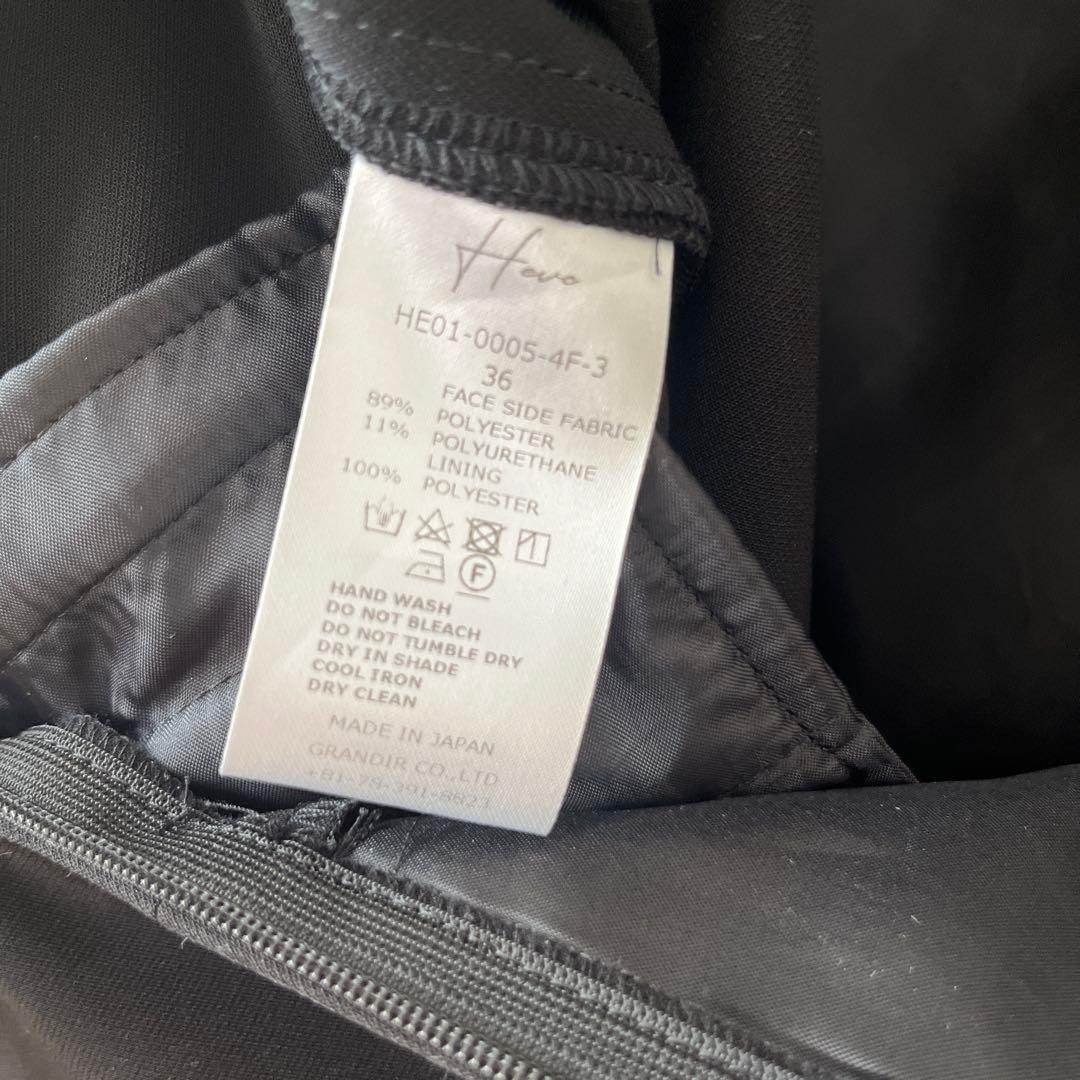 heve へイヴ　ハートネックオールインワン　ブラック　36