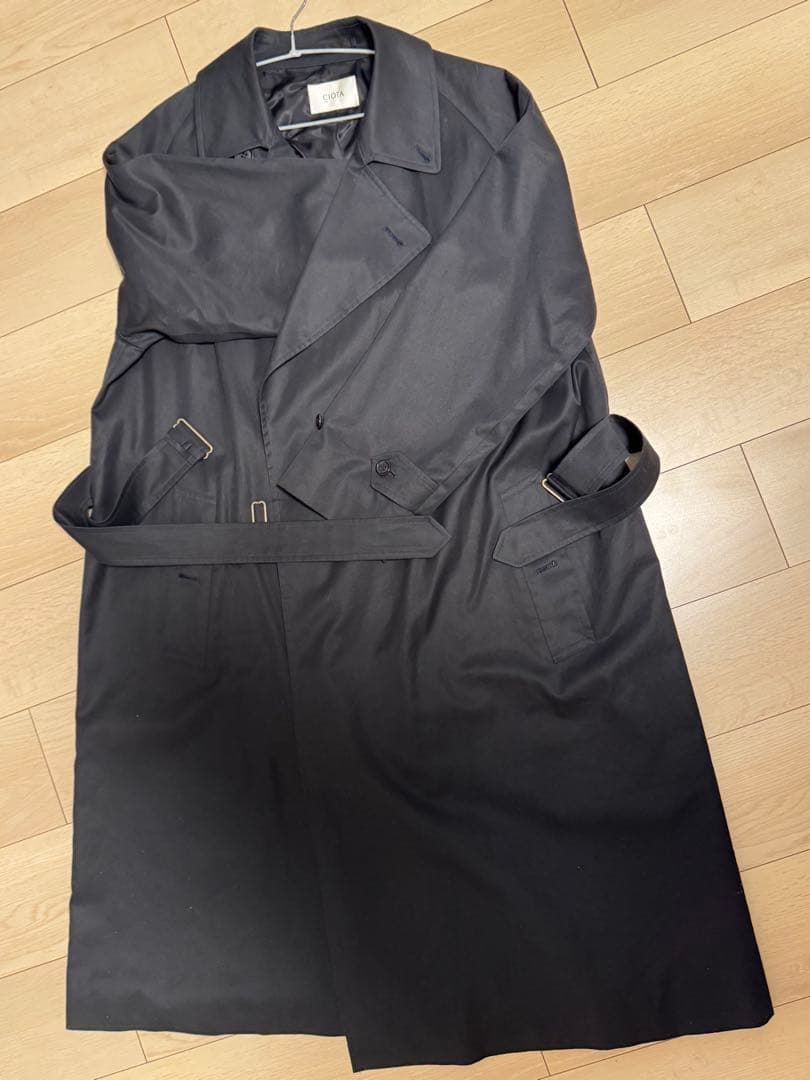 CIOTA スビンコットン ギャバジン タイロッケンコート