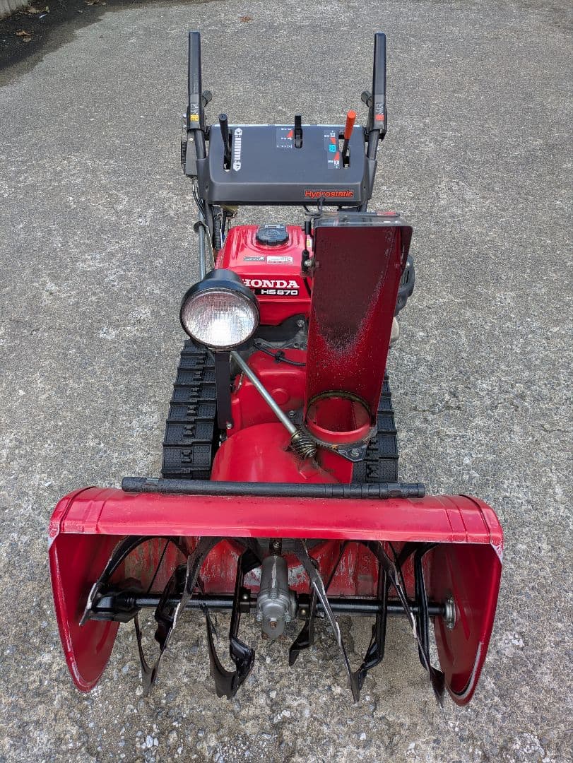 【引取り希望】ホンダ除雪機 HS870 8馬力 取説・工具付