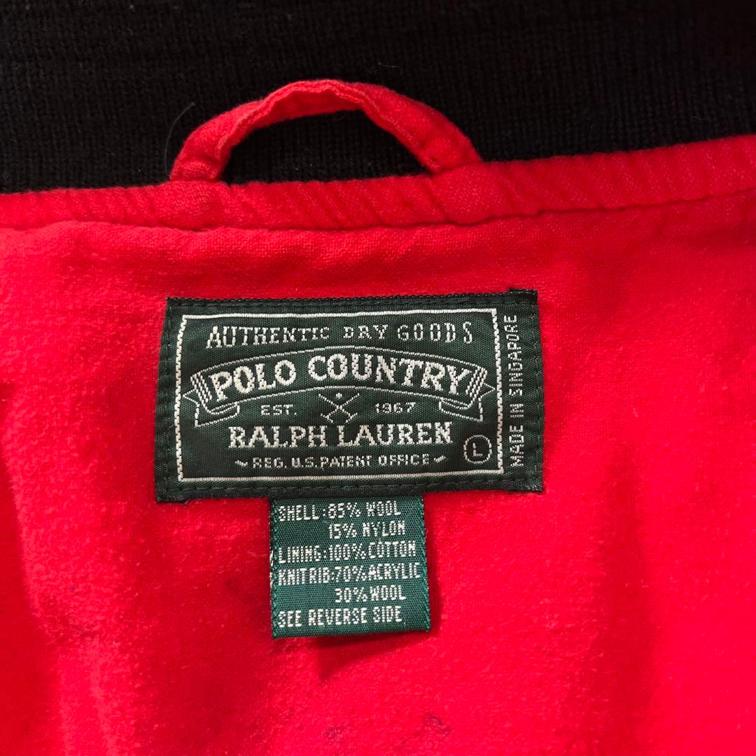 POLO COUNTRY RALPH LAUREN ブロックチェックブルゾン L
