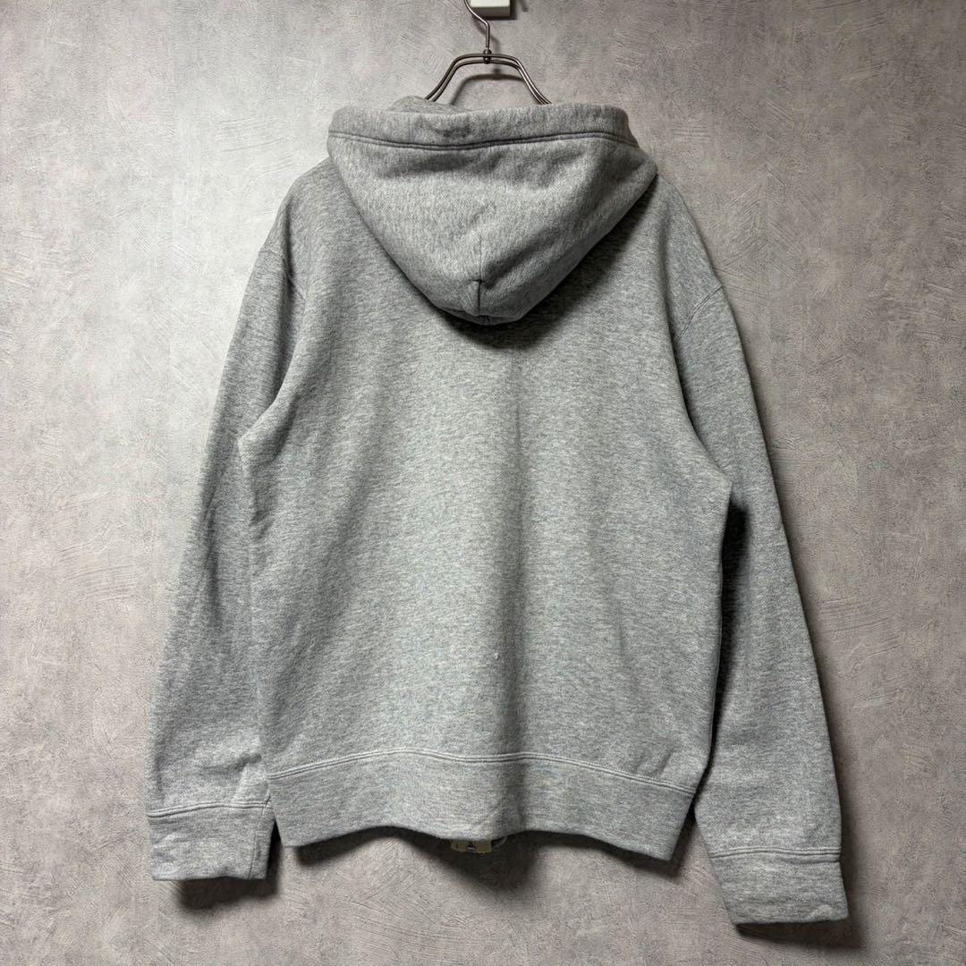 コムデギャルソン ジップ パーカー 長袖 グレー サイズM トップス