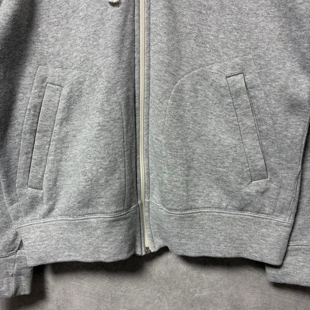 コムデギャルソン ジップ パーカー 長袖 グレー サイズM トップス