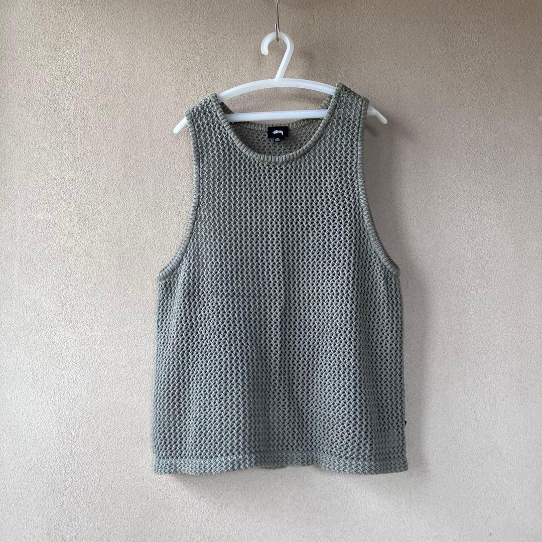 Stussy 22ss Odyed Mesh Tank　メッシュ　タンクトップ