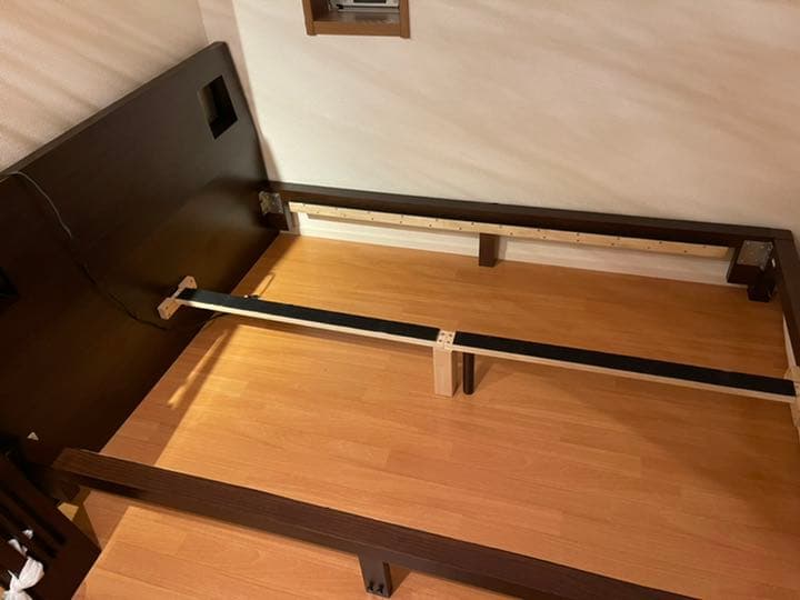 【美品】a.flat ダブルベッドフレーム