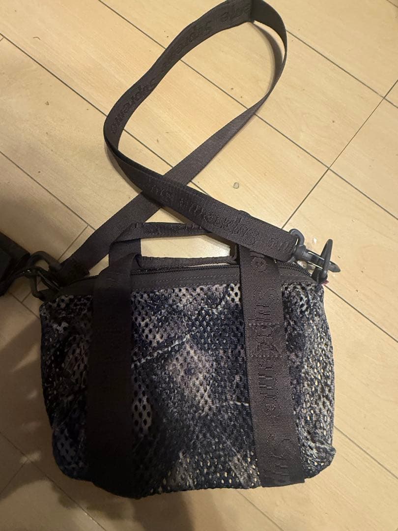 シュプリーム メッシュ バッグ トゥルーティンバー カモ 迷彩ショルダーバッグ