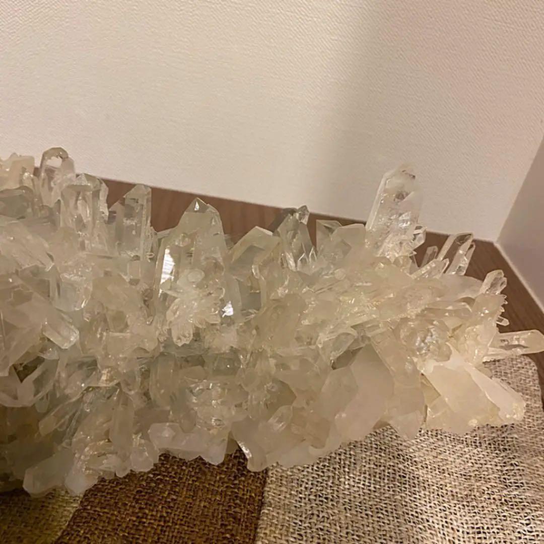 希少VEDA  ヒマラヤ カンチェンジュンガ水晶  BIGクラスター
