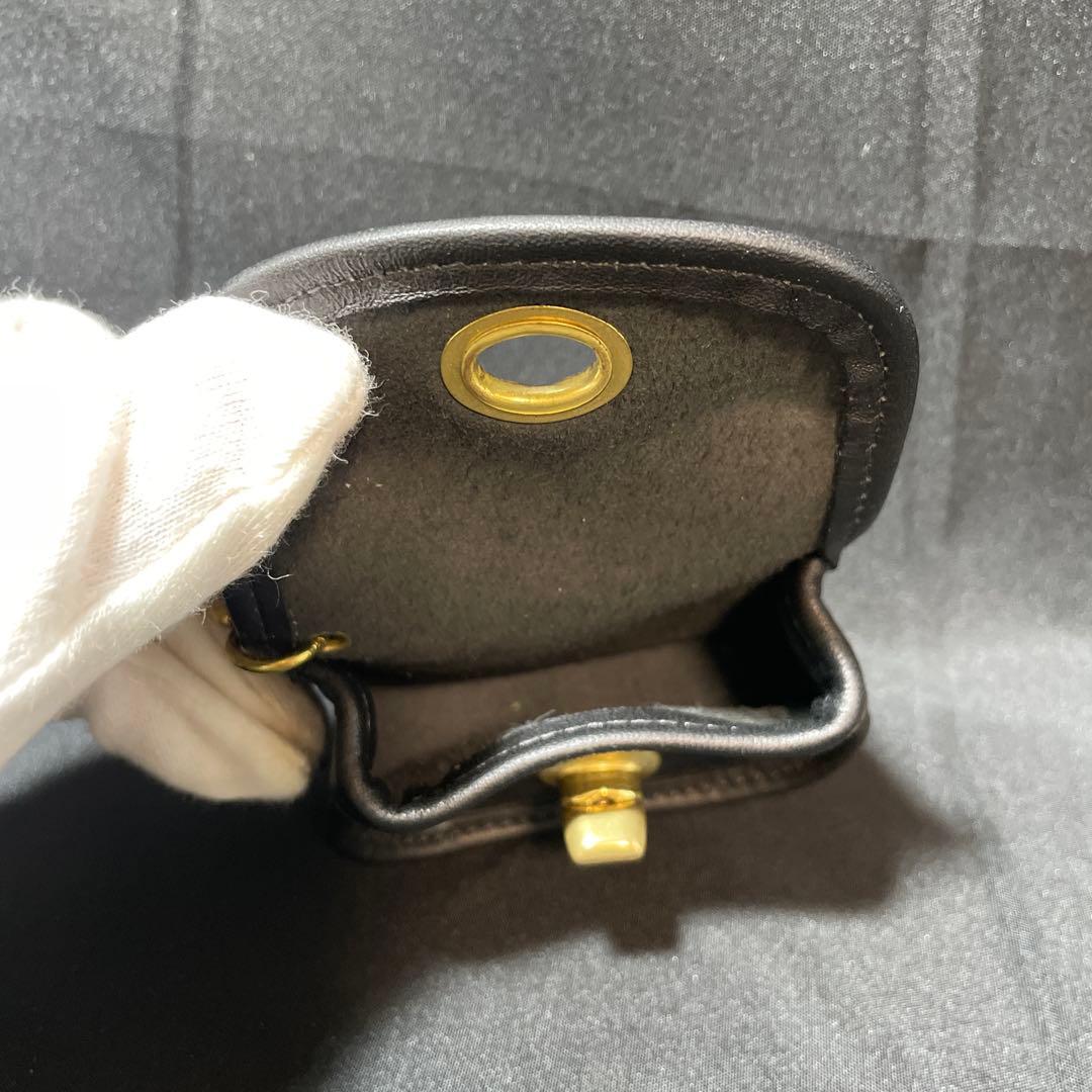 Coach Mini City Bag Black レザー 7105