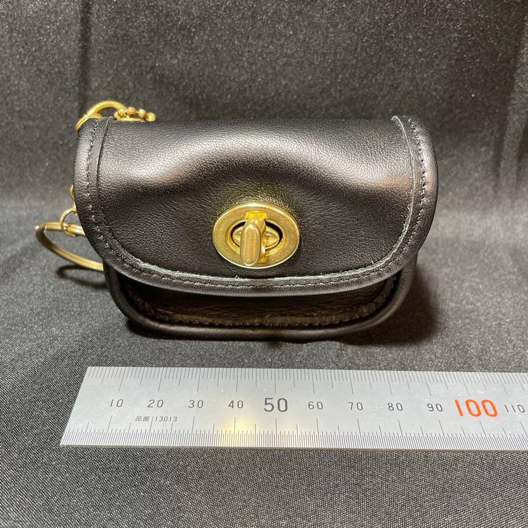 Coach Mini City Bag Black レザー 7105