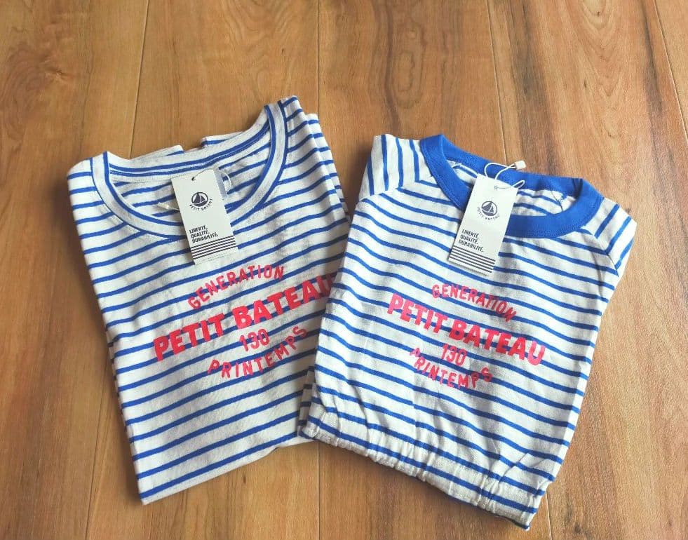 新品未使用＊プチバトー親子お揃い＊レディースS　6ansワンピース