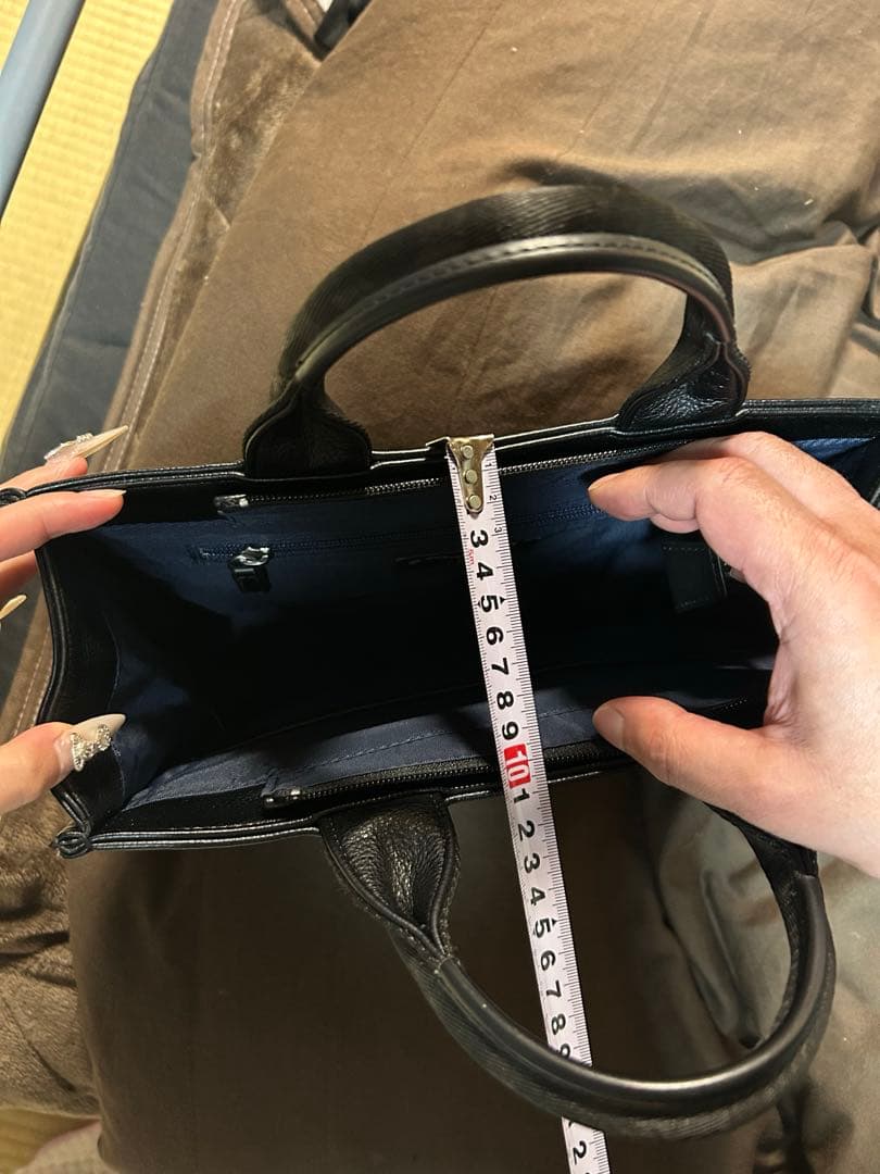 最終値下げ!! CASTELBAJAC 黒トートバッグ エンボス加工