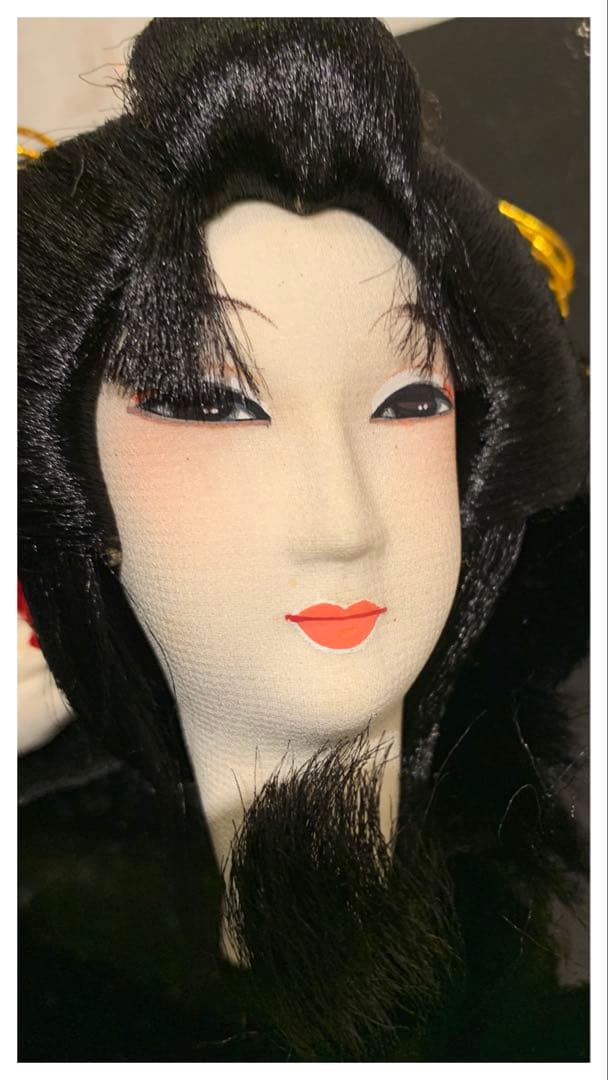 市松人形と華やかな衣装セット