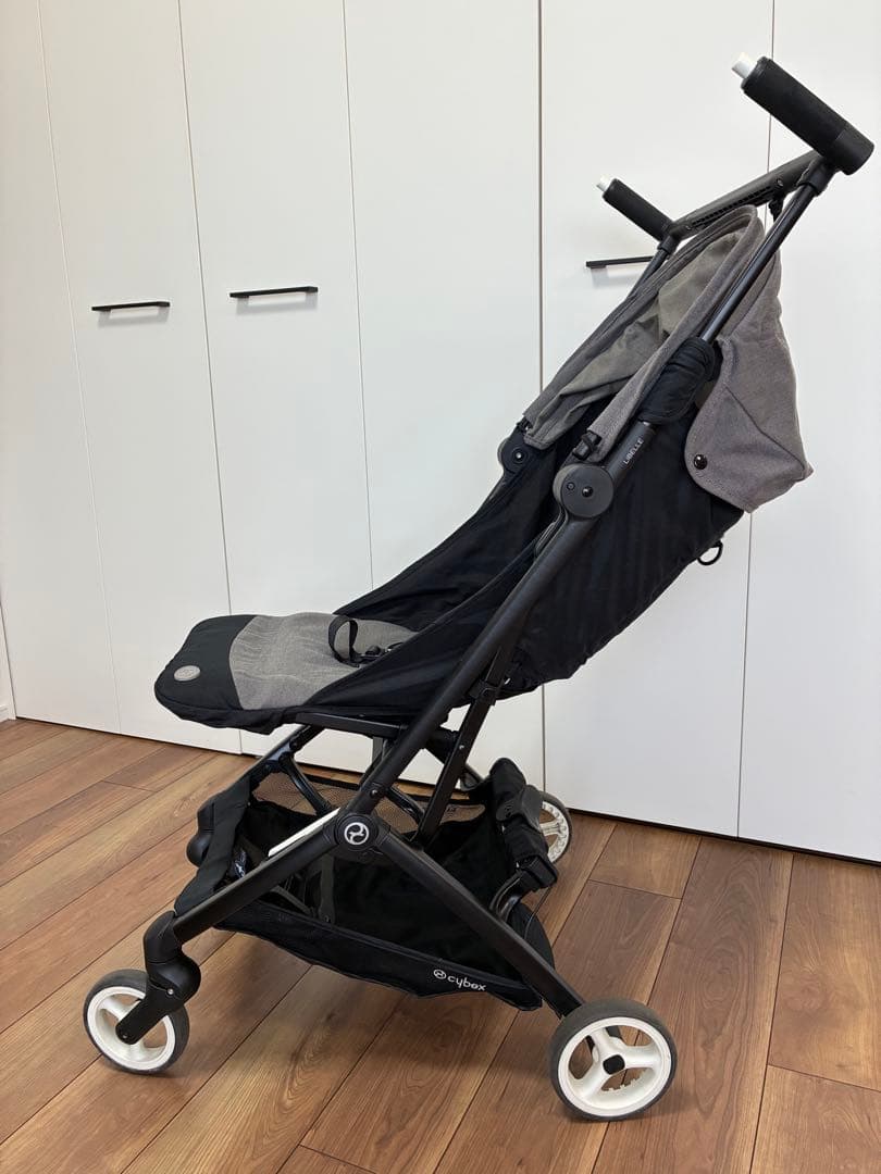 サイベックス　リベル　グレー　ベビーカー ＆　レインカバー