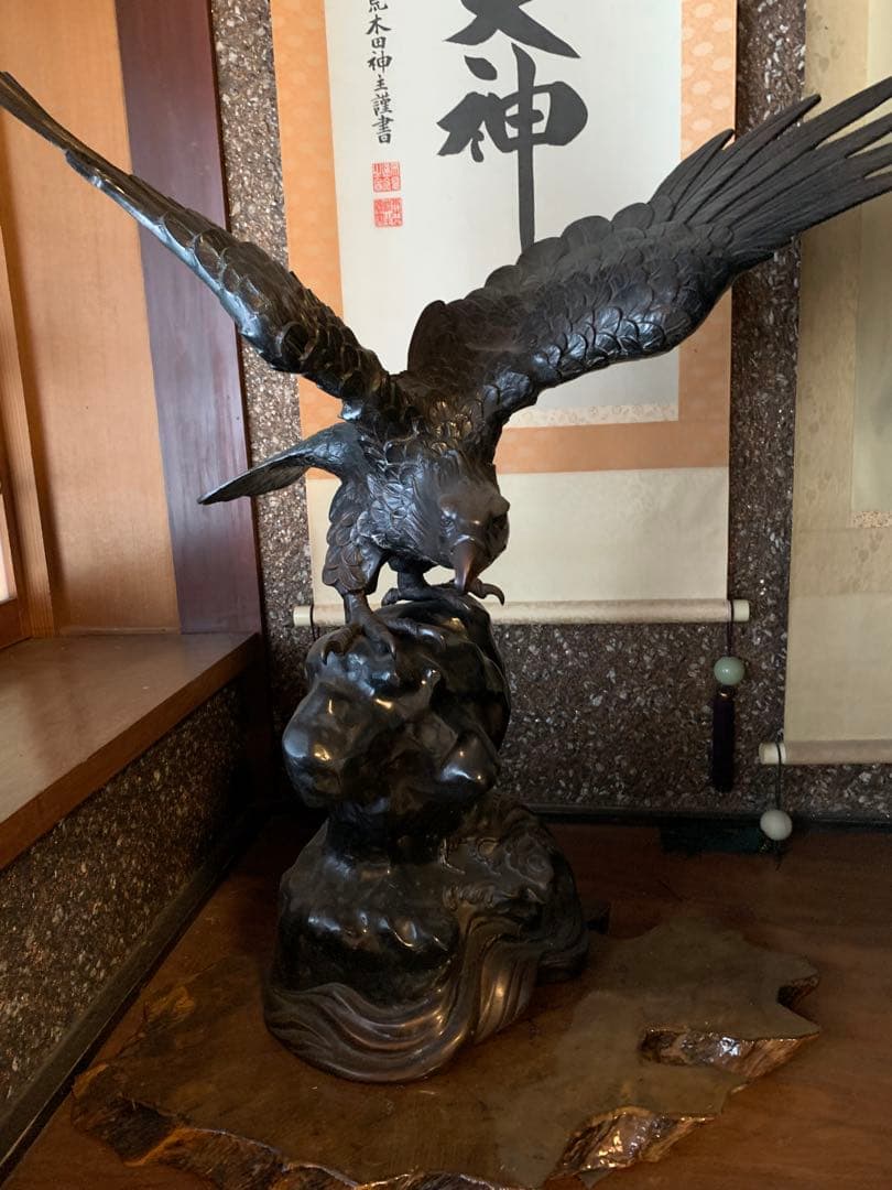 鷹　置物　格安品