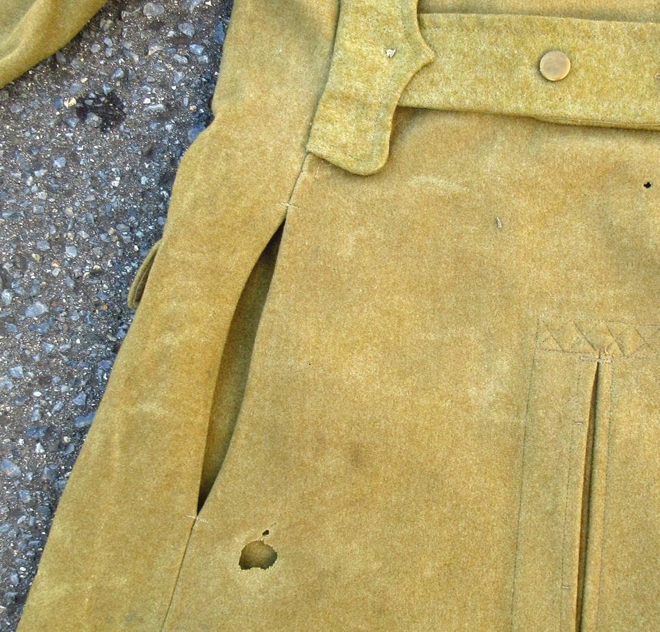 日本軍 陸軍下士官兵用 四五式 外套 コート 改造 陸軍中尉用