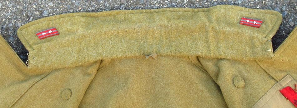 日本軍 陸軍下士官兵用 四五式 外套 コート 改造 陸軍中尉用