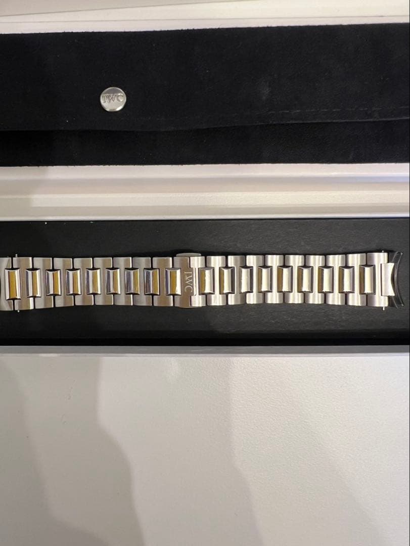 IWCポルトギーゼクロノグラフ用　純正ブレス　ステンレススチール 金属ベルト