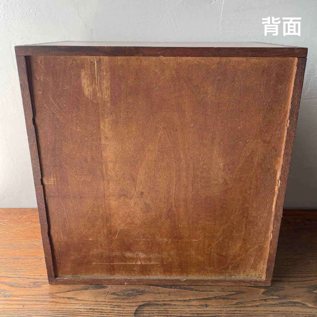 木製　引き出し　薬棚　薬箪笥　アンティーク風　レトロ