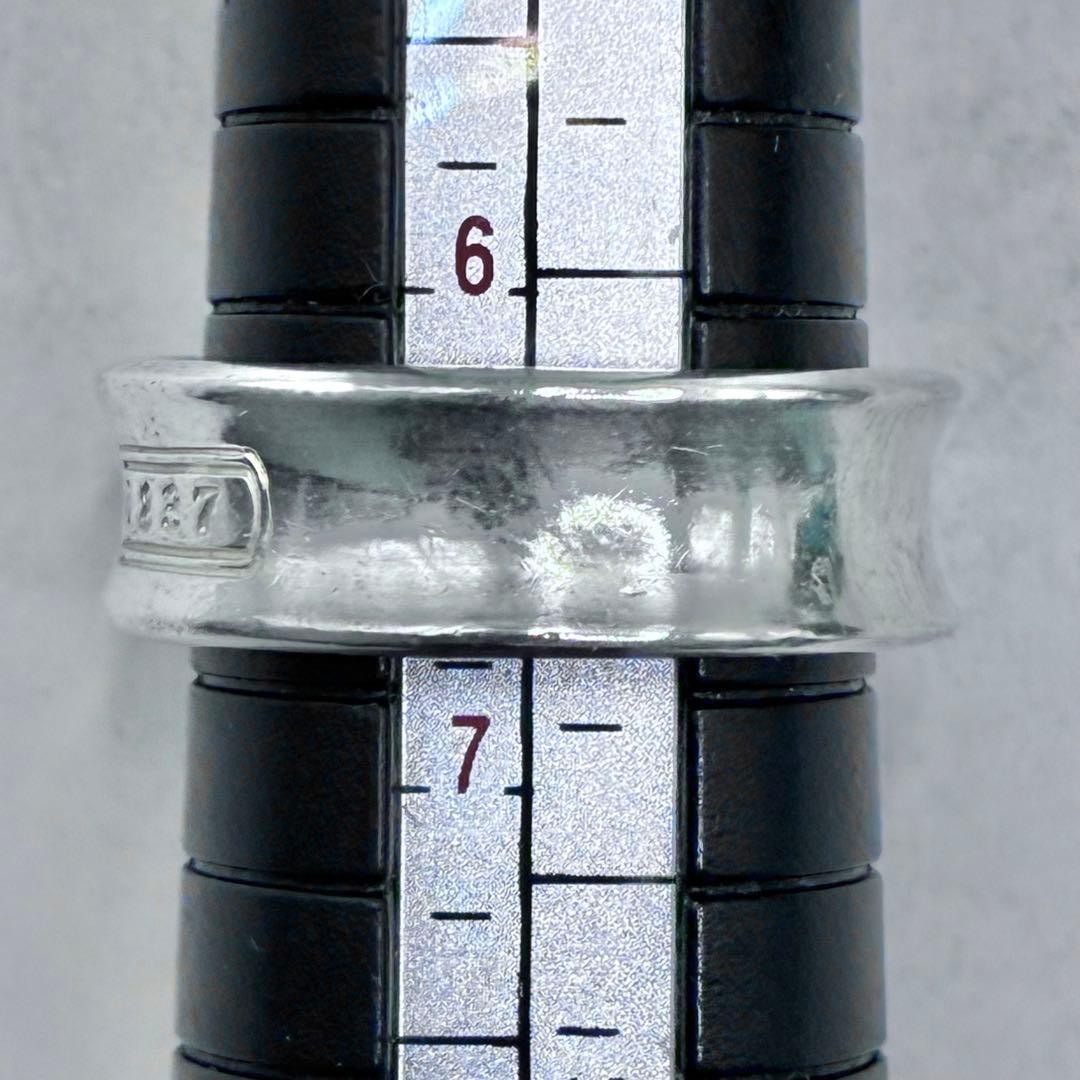 【美品】ティファニー　13号　1837　ナロー　リング　シルバー925　人気