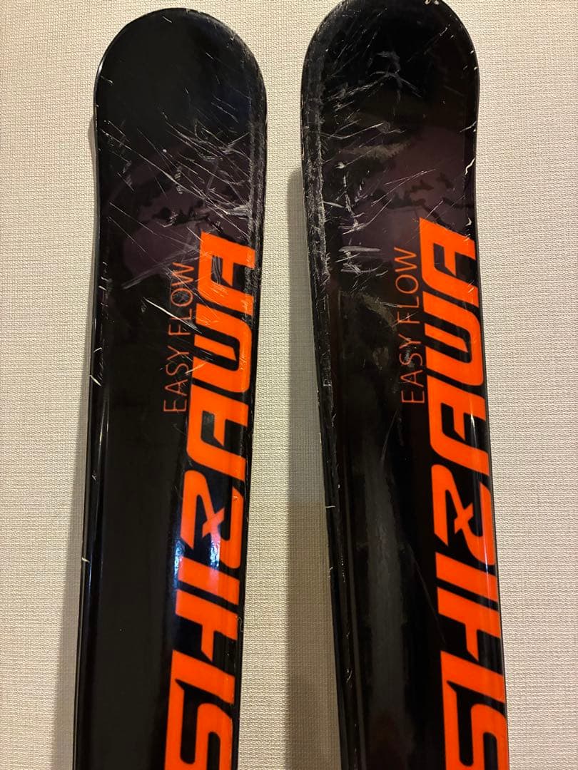 スキー板 NISHIZAWA 160cm ストック付 3点セット 練習用