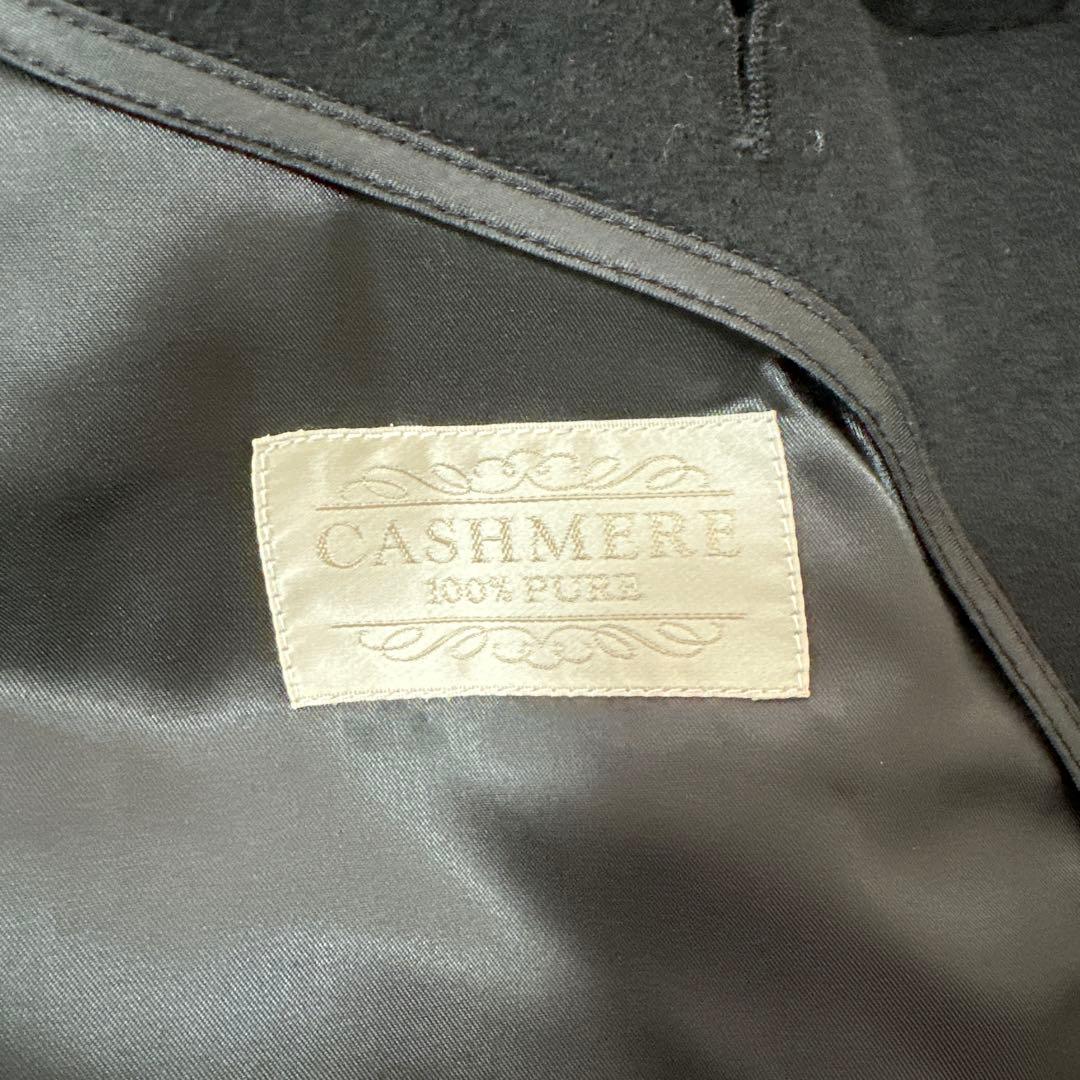 希少WIND ARMOR ダブルチェスターコート カシミア　マキシ丈 黒 4L