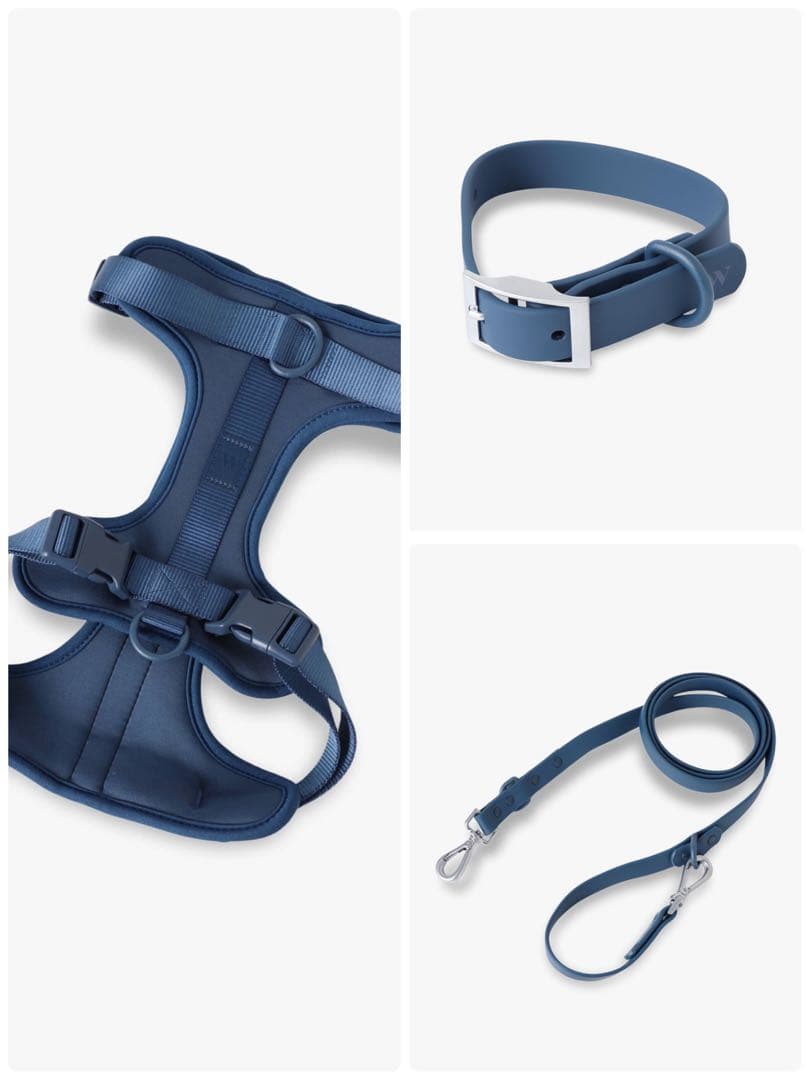 Wild One ワイルドワン　首輪、ハーネス、リード3点セット　ロンハーマン